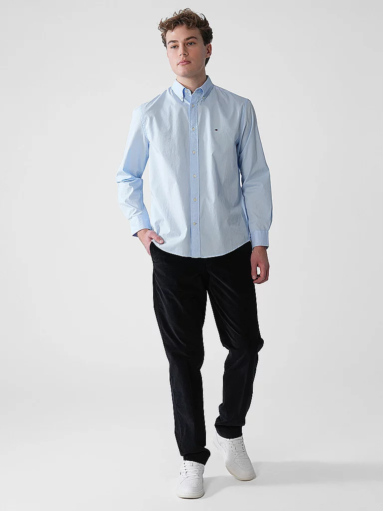 Tommy Hilfiger Core Flex Long Sleeve Shirt Sweet Blue 3XL 2